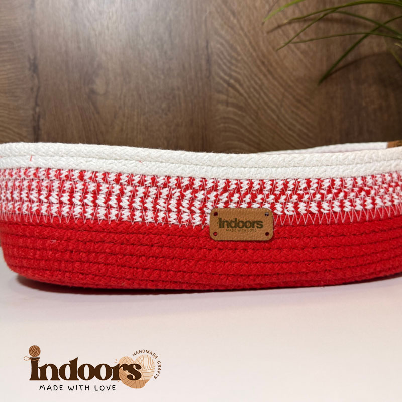 Oval Red Basket